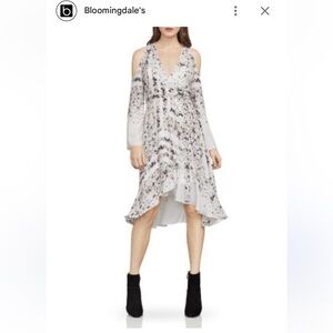 BCBGMaxAzria High-Low dress - White Floral